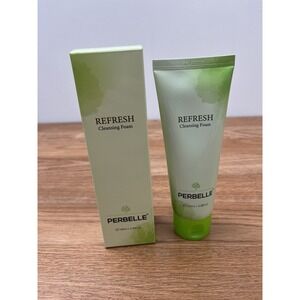 Perbelle Refresh Cleansing Foam 3.38 fl oz, New in Box, Bottle Still Sealed